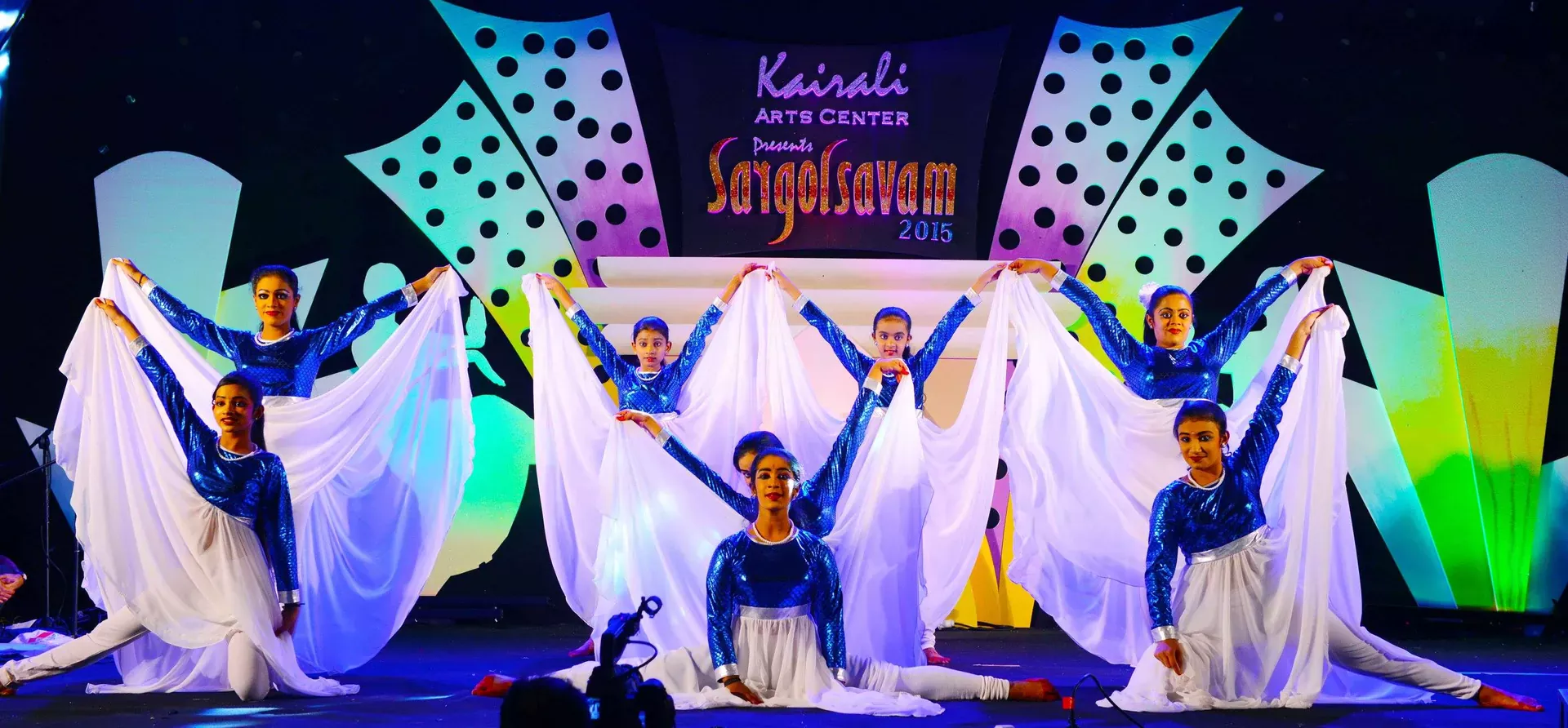 Bollywood Group Dance Performance by Kairali Arts Centre Students at Sargolsavam Sharjah