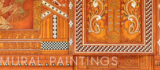 Kathakali Dancers Mural