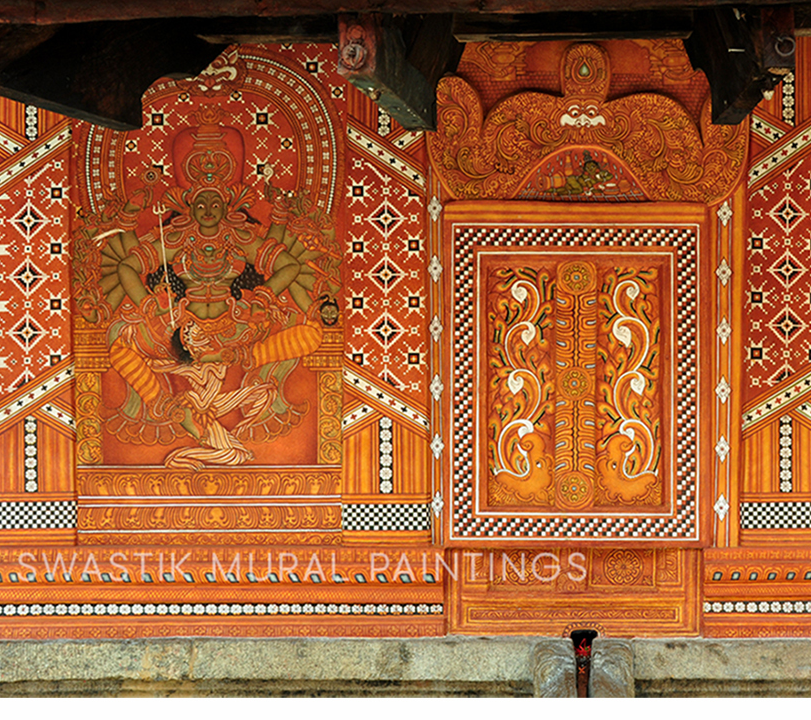 Temple Gopuram Restoration facade